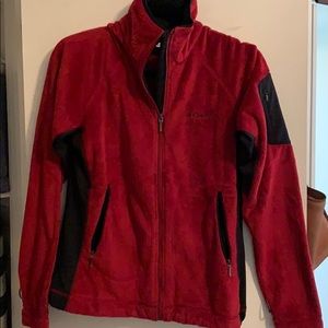 Columbia Women’s interchange fleece red